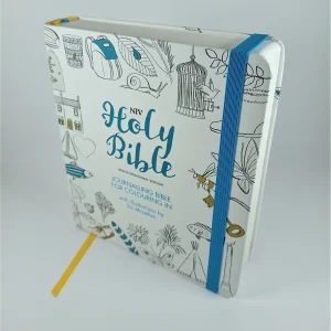 Holy Bible NIV Journaling Bible for colouring in with Illustrations by Stu McLellan_Biblica