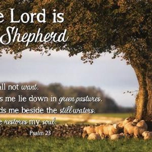 Small Poster – The Lord Is My Shepherd – Psalm 23